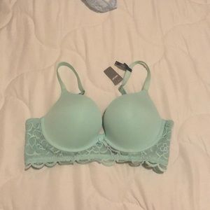 Ice blue lace Aerie Bra